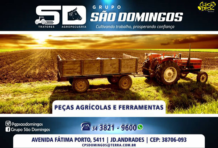 Banner GRUPO SÃO DOMINGOS - PEÇAS AGRÍCOLAS E FERRAMENTAS